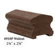6910P Plowed Walnut Handrail