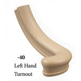 7040 Left Hand Large Turnout - Birch