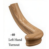 7040 Left Hand Large Turnout - Hickory