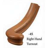 7045 Right Hand Large Turnout - American Cherry