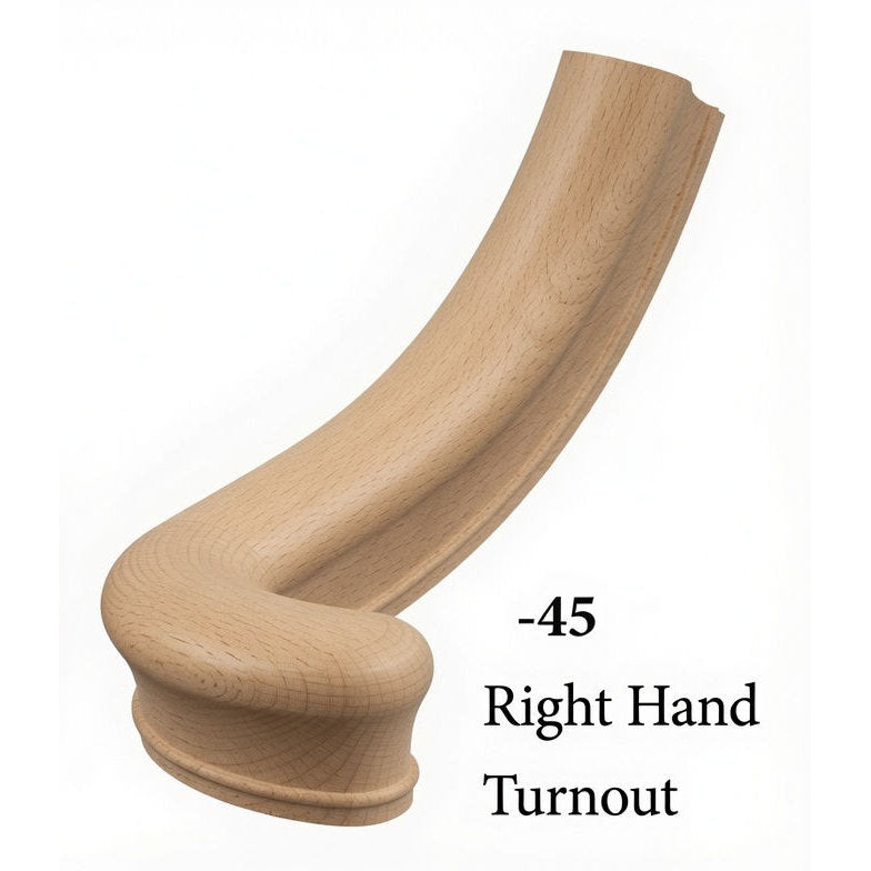 7045 Right Hand Large Turnout - Beech