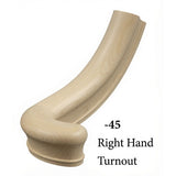 7045 Right Hand Large Turnout - Poplar