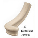 7045 Right Hand Large Turnout - Soft Maple