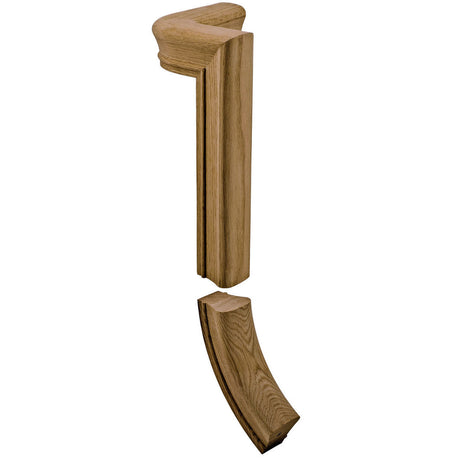 7076 Right Hand 2 Riser Gooseneck, Red Oak