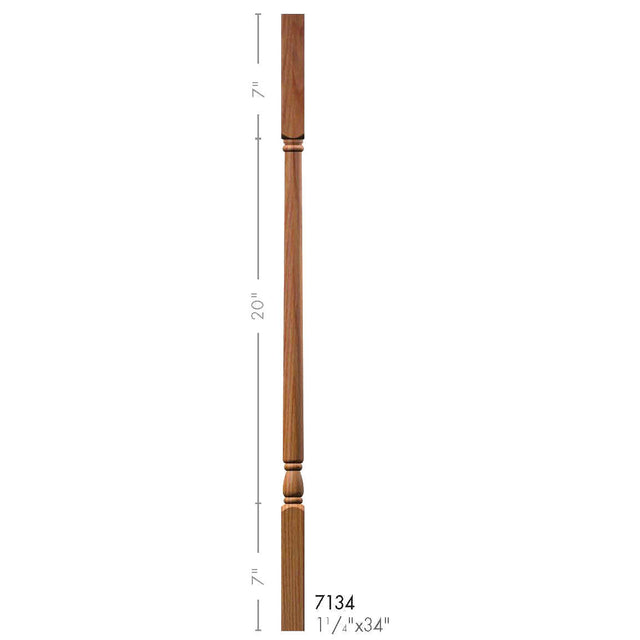 7134 34" Colonial Elegant Rise Baluster