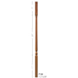 F-7138 38" Fluted Colonial Elegant Rise Baluster  (Plain Balusters Illustrated)