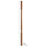 7138 38" Colonial Elegant Rise Baluster