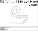 7330 Left Hand Volute CADD Drawing