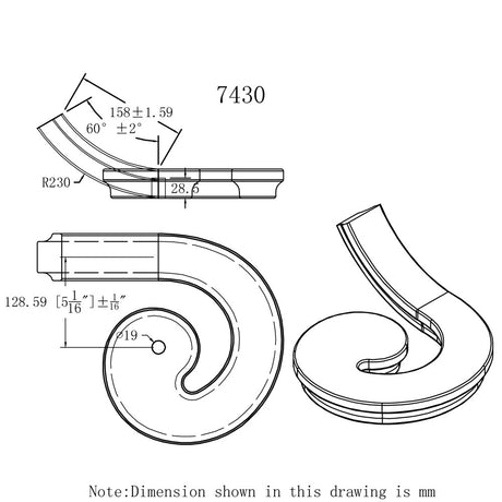HF-7430 Left Hand Volute - CADD