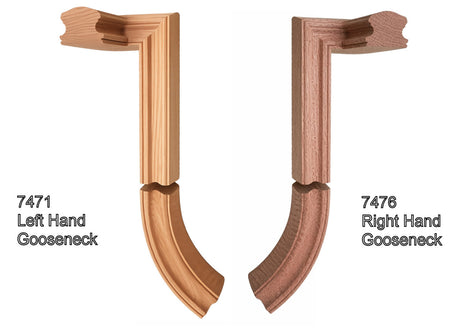 7471 or 7476 2-Rise Gooseneck with Level Quarter-turns