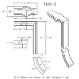 HF-7488-2 2 Rise Gooseneck, With Tandem Cap CADD