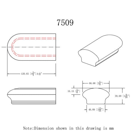 HF-7509 Returned End CADD