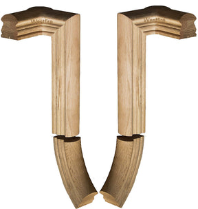 7581 or 7586 2-Rise Gooseneck with Quarter-turn Cap