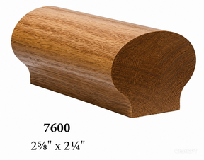 7600B Red Oak Bending Handrail