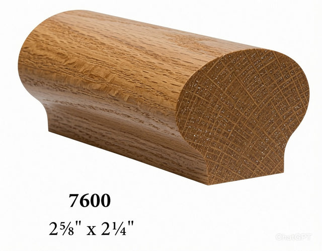7600B White Oak Bending Handrail
