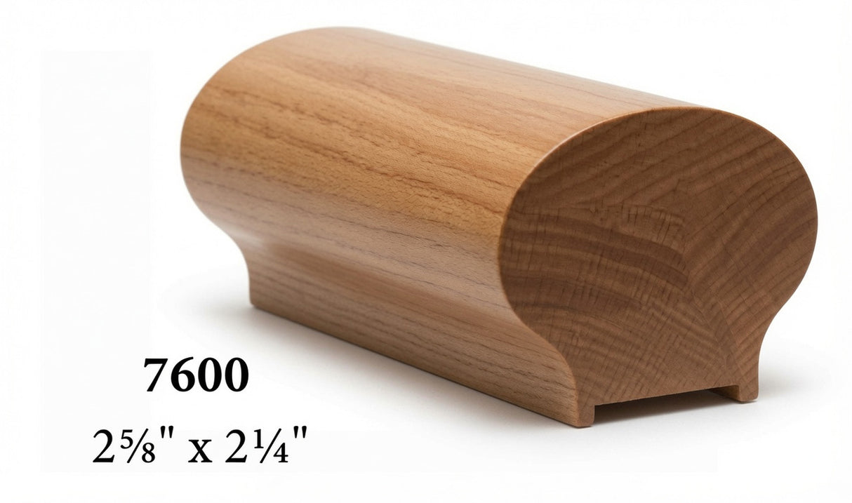 7600P Plowed Alder Handrail