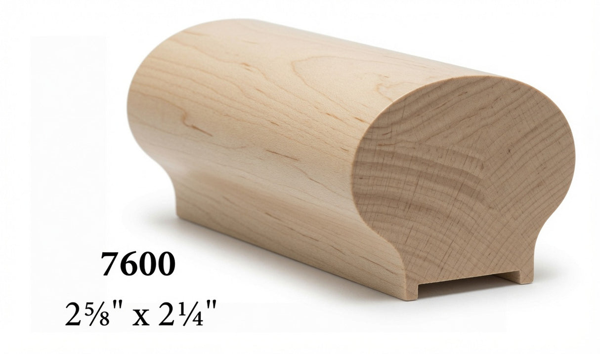 7600P Plowed Birch Handrail