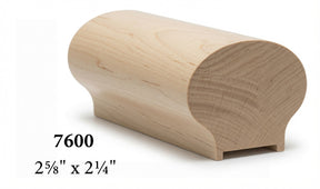 7600P Plowed Birch Handrail