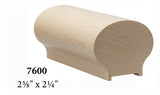 7600P Plowed Hard Maple Handrail
