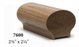 7600P Plowed White Oak Handrail