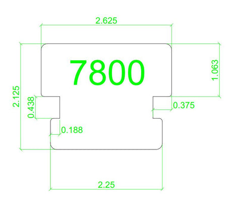 7800 Moder Handrail CADD
