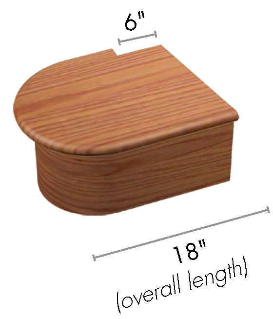 8010-3 False Bullnose End and Riser, 11-1/2 Inch
