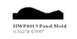 8015 0.312" x 1" Panel Molding