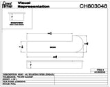 CH-8030 48" Half Circle Starting Step CADD
