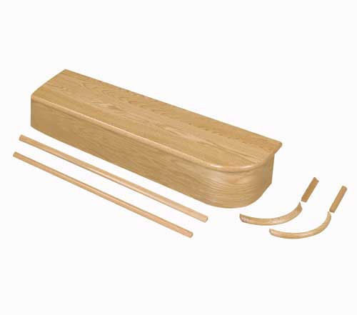 8040 54" Quarter Circle Single Bullnose Starting Step