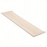8070DMR 1" x 11-1/2" Double Mitered Return Stair Treads, Soft Maple