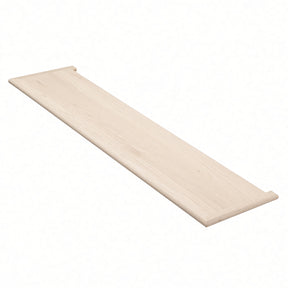 8070DMR 1" x 11-1/2" Double Mitered Return Stair Treads, Soft Maple