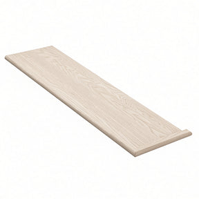 8070 1" x 11-1/2" Stair Tread with Single Mitered Return, Ash
