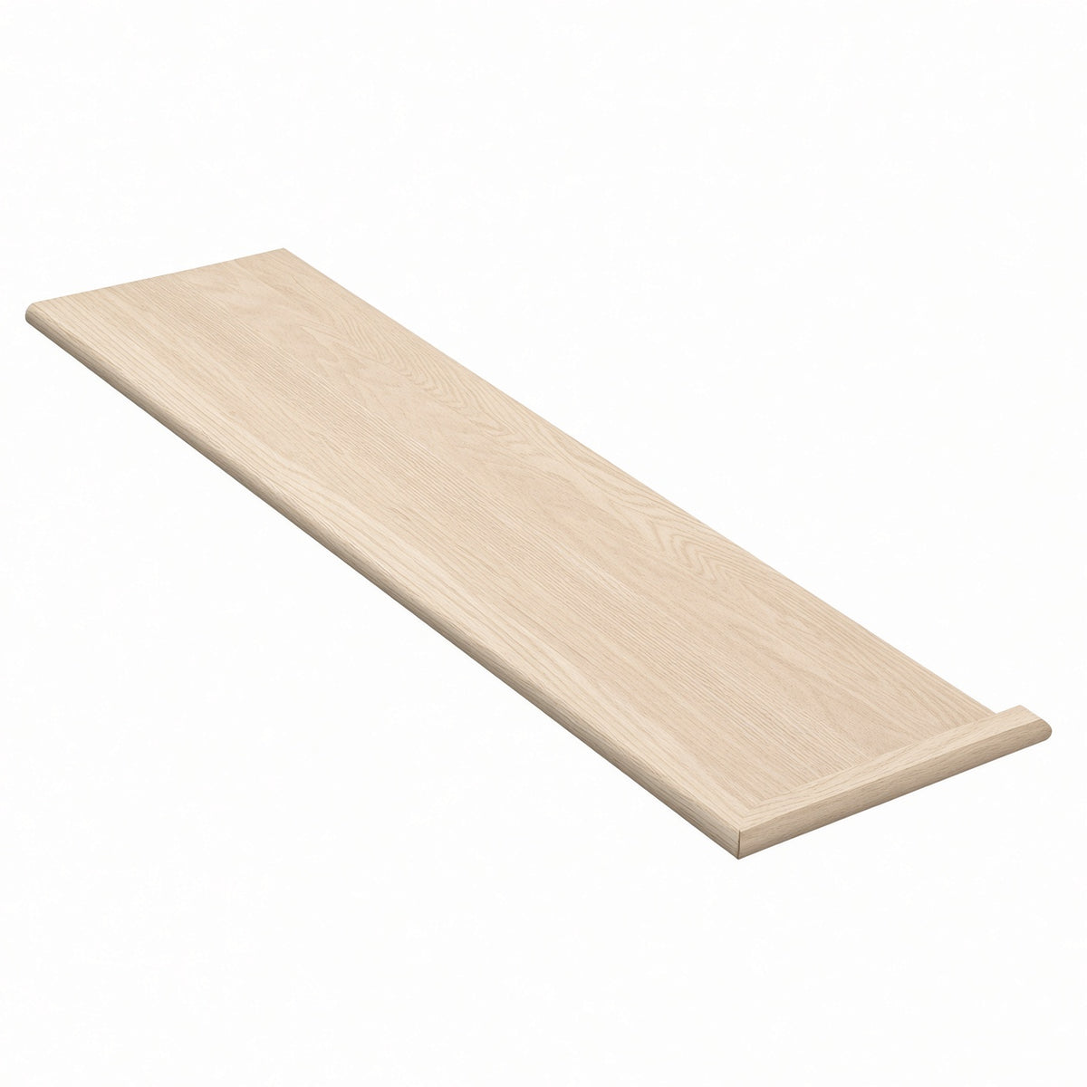 8070 1" x 11-1/2" Stair Tread with Single Mitered Return, Birch