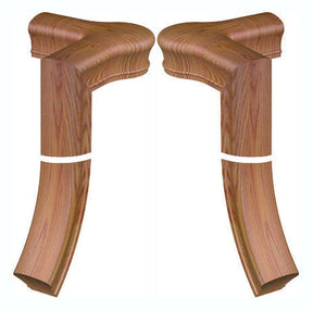 7481 or 7486 2-Rise Gooseneck with Quarter-turn Cap