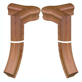 7081 or 7086 2-Rise Gooseneck with Quarter-turn Cap