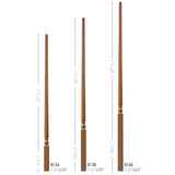 8142 42" Colonial Elegant Rise Baluster Set