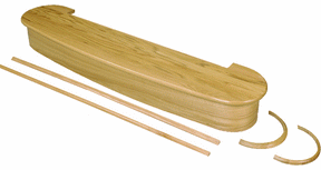 8215 60" Bow Front Double Bullnose Starting Step