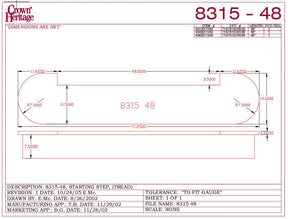 Crown Heritage CADD for the 8315 48" Starting Step