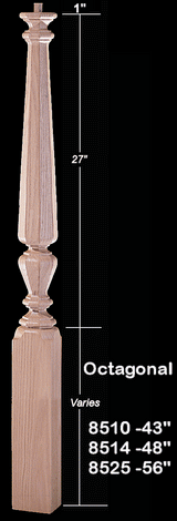8514 Universal Jefferson Newel Post