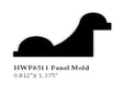 8511 Hardwood Panel Mold