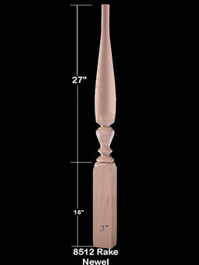 8512 Rake Jefferson Newel Post