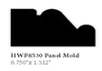 8530 Hardwood Panel Mold