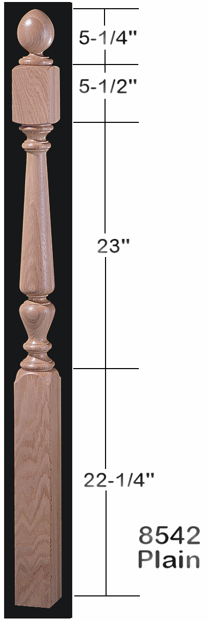 8542 Universal Jefferson Newel Post