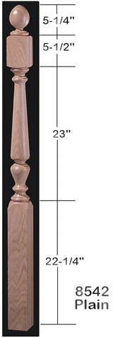 8542 Universal Jefferson Newel Post