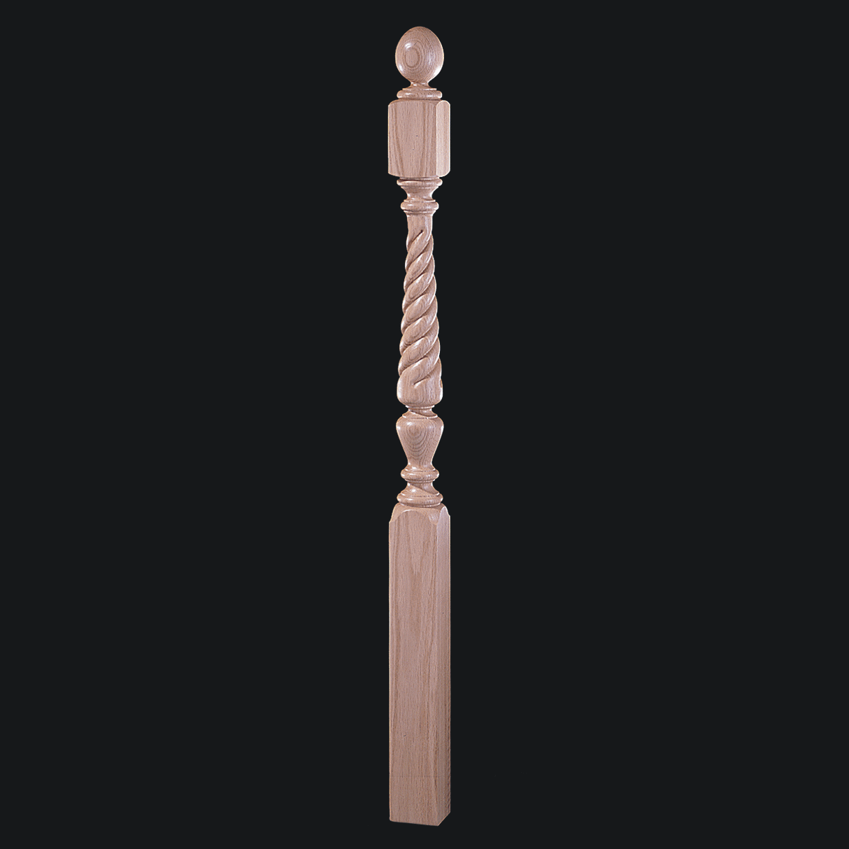 8542R Reeded Universal Jefferson Newel Post