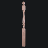 8542R Reeded Universal Jefferson Newel Post