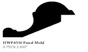8550 3/4" x 2" Hardwood Panel Mold