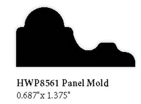 8561 Hardwood Panel Mold