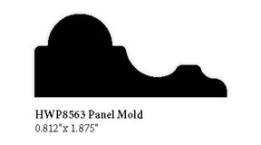 8563 Hardwood Panel Molding, 0.812" x 1.875"