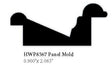 8567 Hardwood Panel Molding, 0.9" x 2.063"